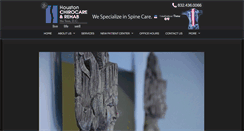 Desktop Screenshot of houstonchirocare.com
